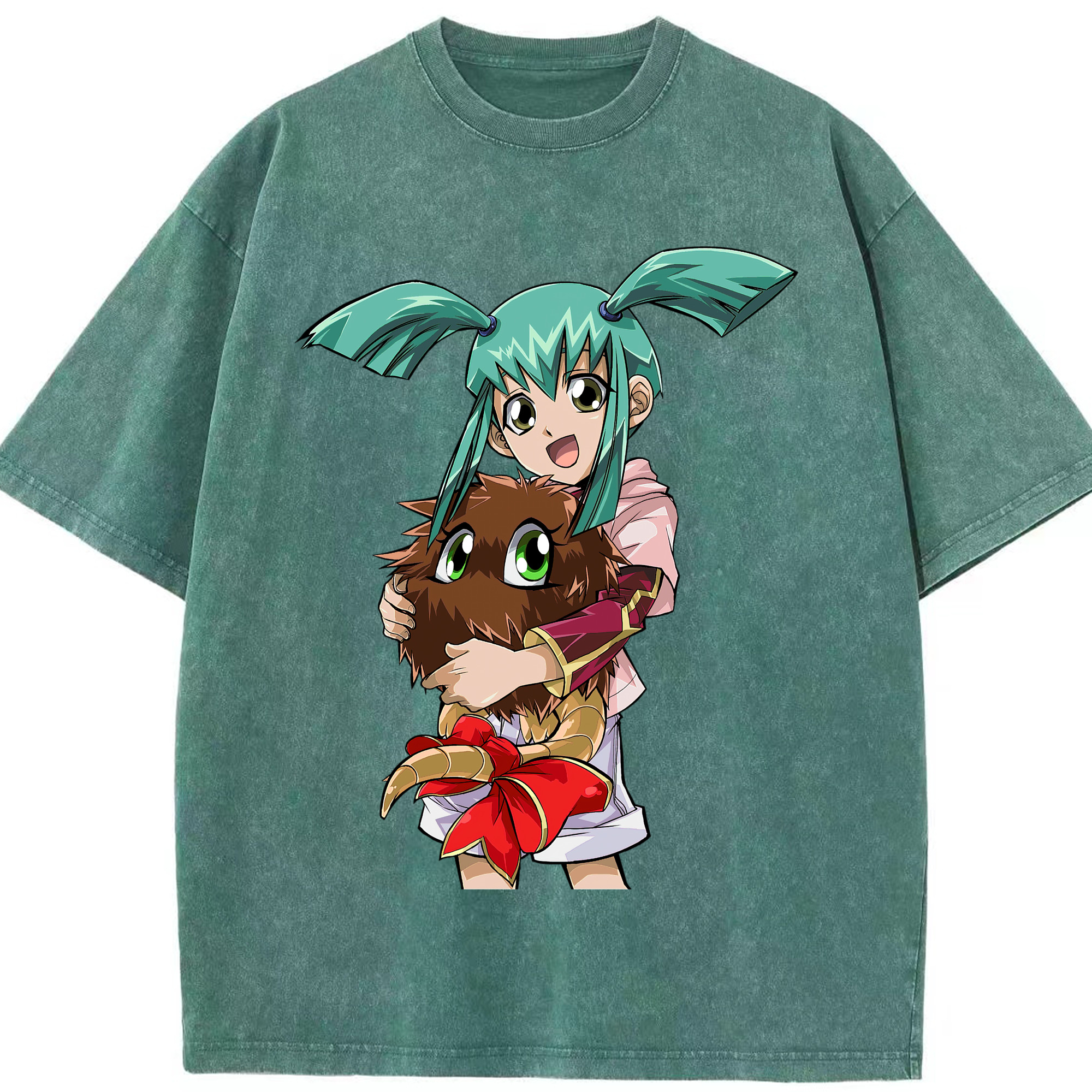 （画像用） 遊☆戯☆王 Yu-Gi-Oh! 綿100% ヴィンテージ風 半袖Tシャツ（フロントプリント）